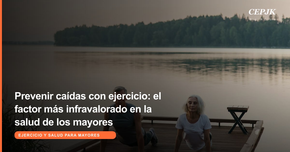 Prevenir caídas con ejercicio: el factor más infravalorado en la salud de los mayores